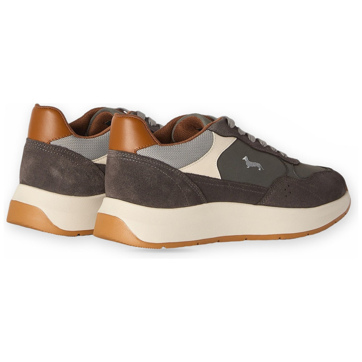 Sneaker Uomo Harmont & Blaine - Scarpa Uomo Camoscio - Nabuk E0R017081BL0 - Grigio