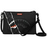 Tote da viaggio Unisex Sprayground - Center Rip Revealing Gray Check Crossover Clutch - Grigio