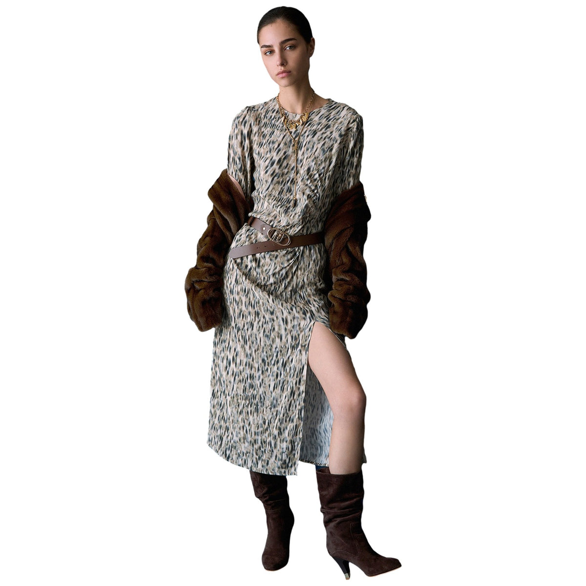 Vestiti casual Donna Liu Jo - Abito M/C St.All - Multicolore
