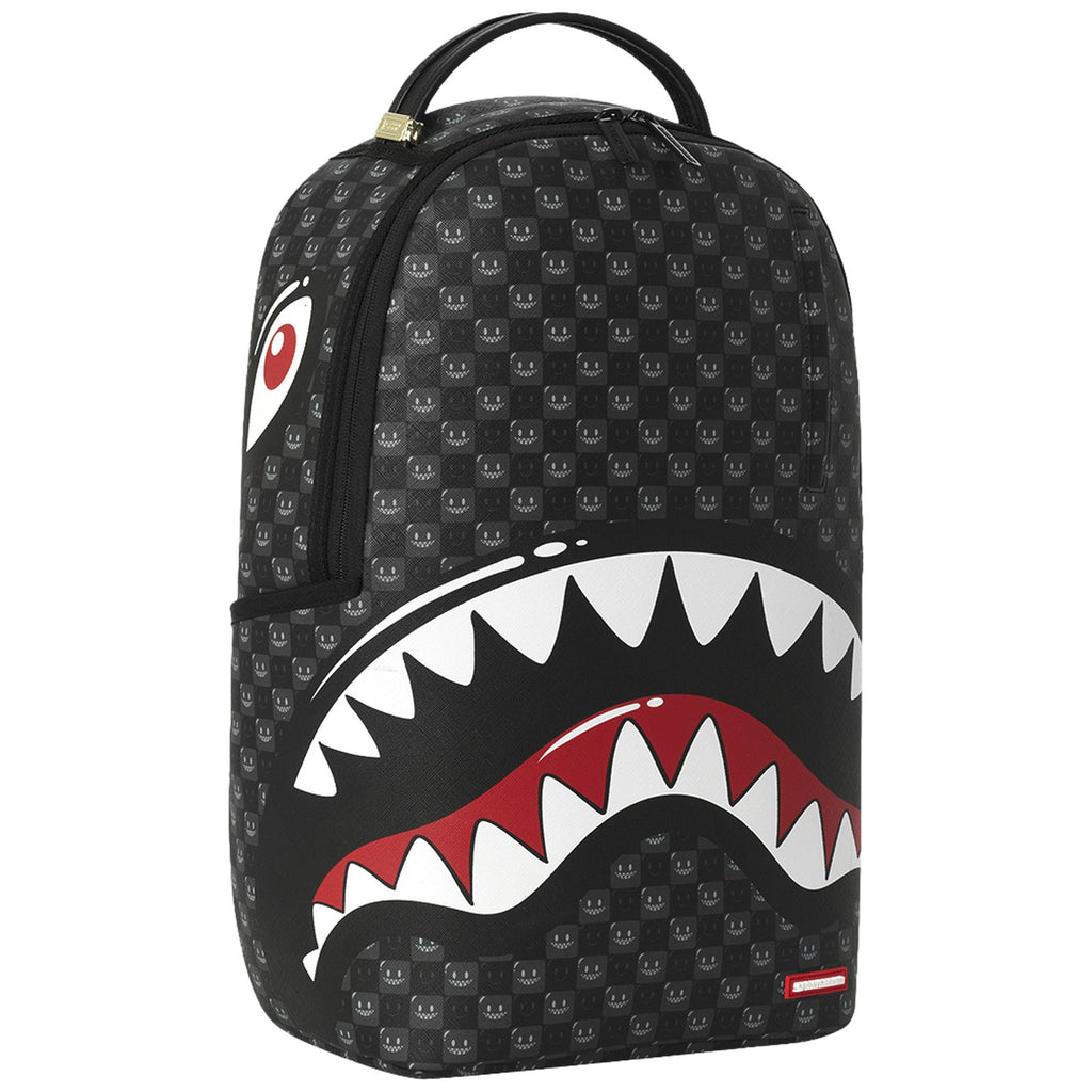 Zaini Casual Unisex Sprayground - Sharks In Paris Wtf Bubbly Black Check Backpack - Nero
