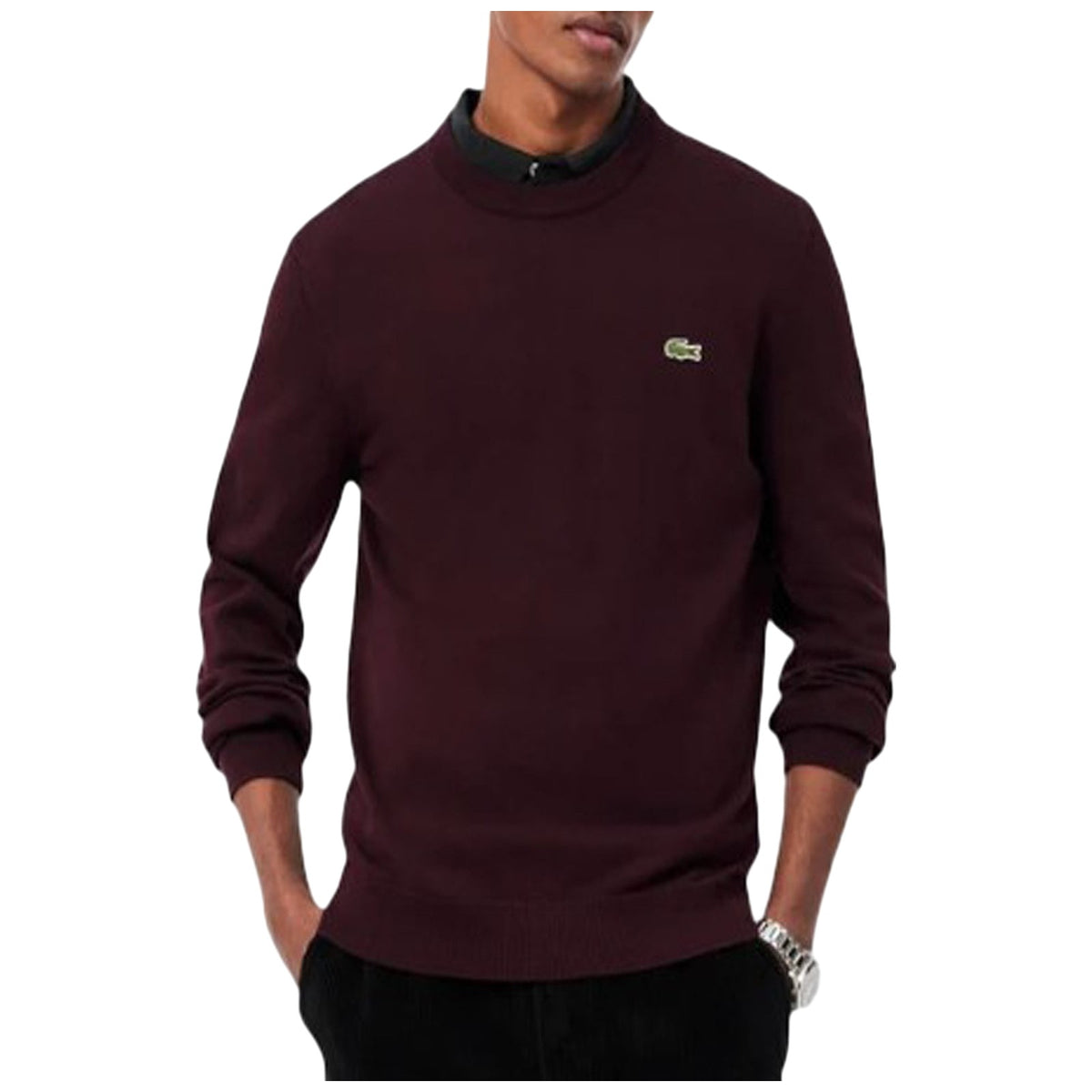 Maglioni Uomo Lacoste - Pullover AH3225 - Bordeaux