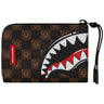 Portafogli Unisex Sprayground - Sharks In Paris Wtf Bubble Brown Check Wallet - Marrone