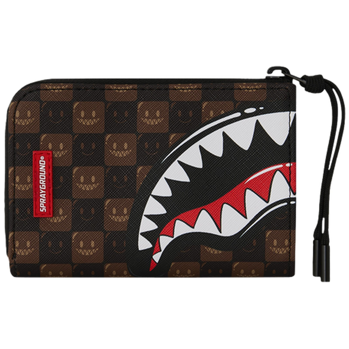 Portafogli Unisex Sprayground - Sharks In Paris Wtf Bubble Brown Check Wallet - Marrone
