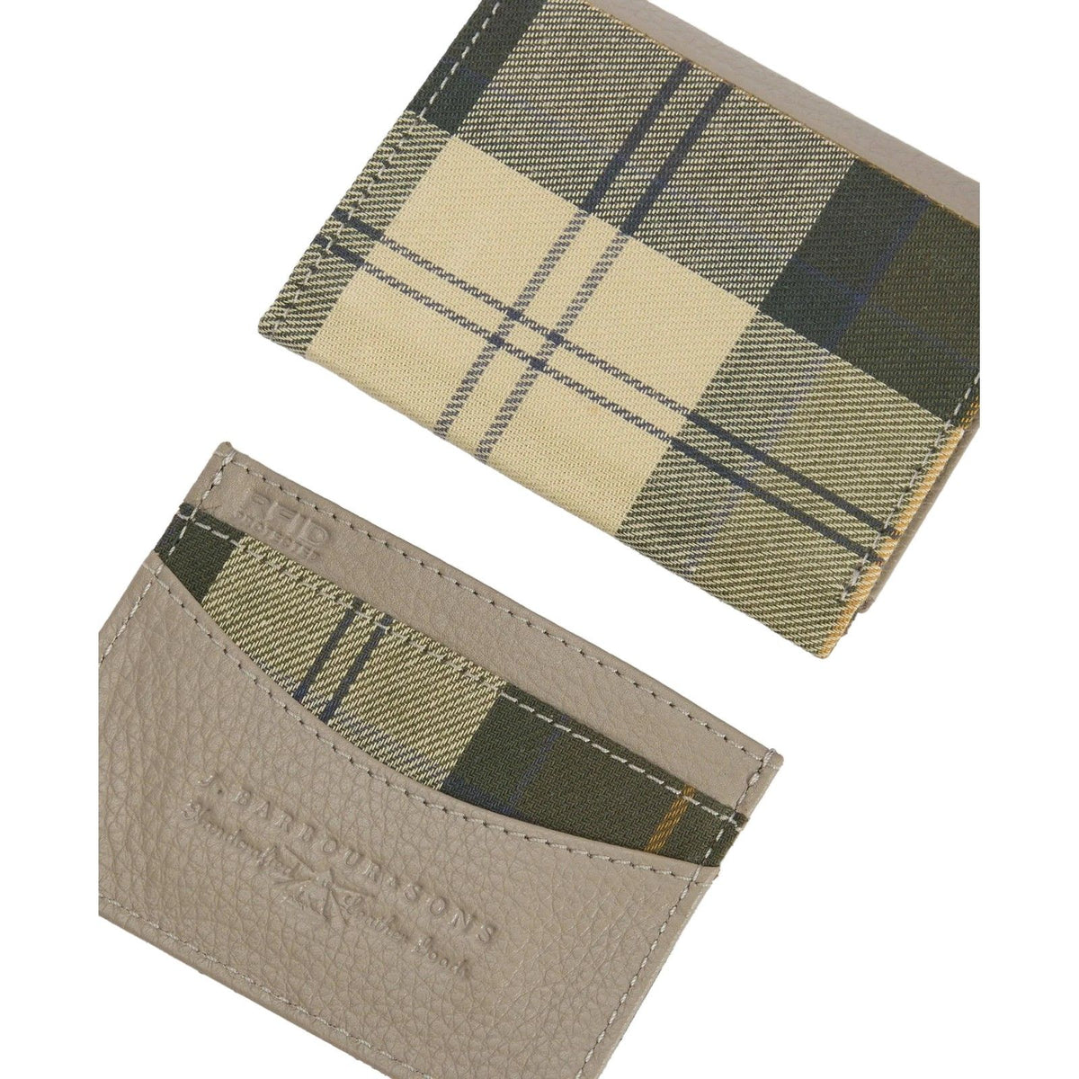 Portafogli Uomo Barbour - Cresswell Leather Trif - Grigio