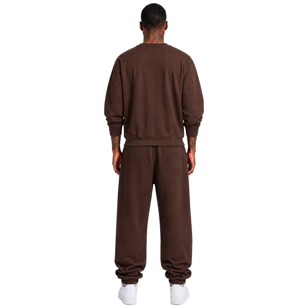 Felpe senza cappuccio Unisex Barrow - Sweatshirt Unisex F6BWUASW047 - Marrone