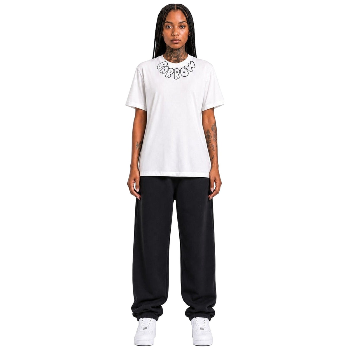 T-shirt Unisex Barrow - Jersey T-Shirt Unisex F6BWUATH048 - Bianco