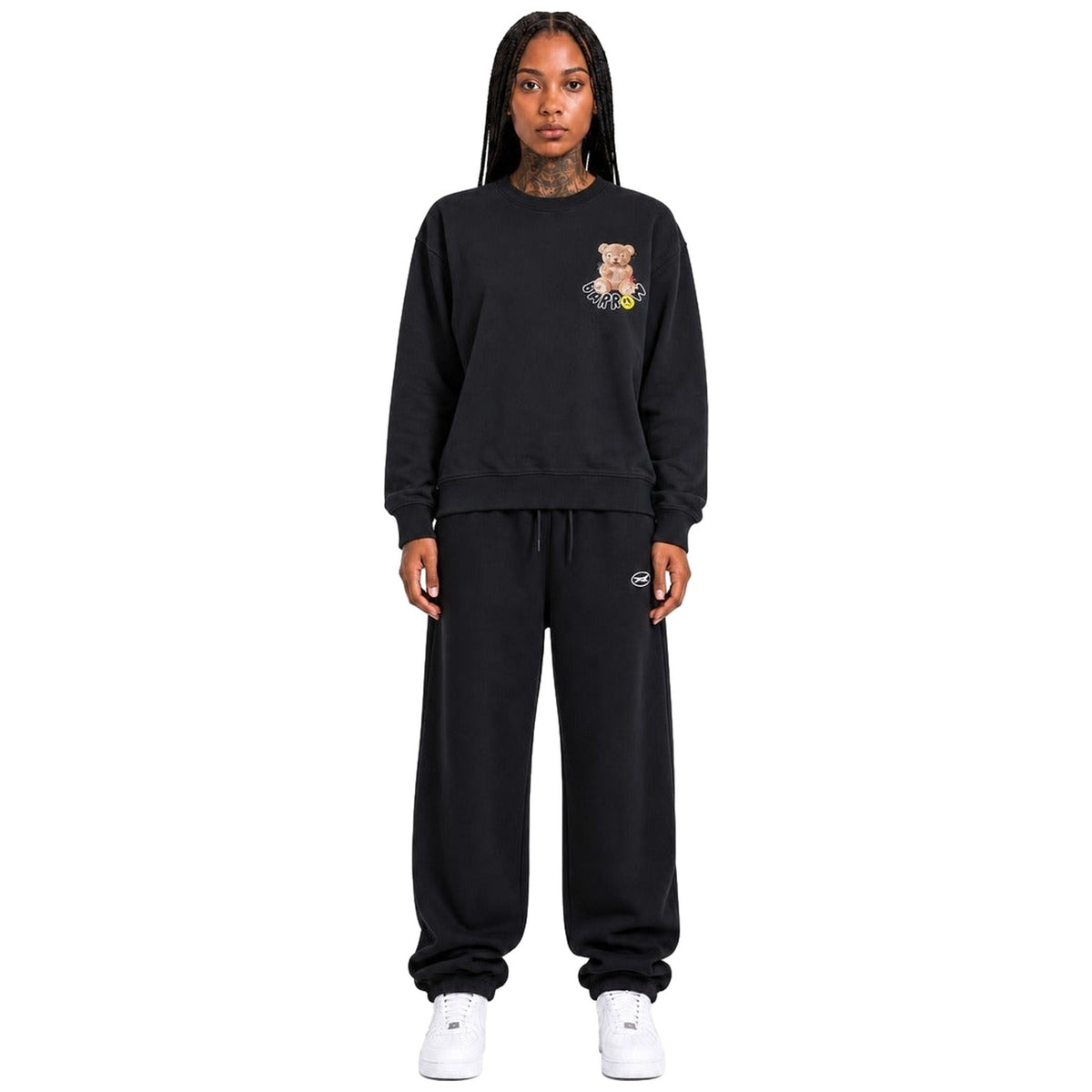 Felpe senza cappuccio Unisex Barrow - Sweatshirt Unisex F6BWUASW047 - Nero
