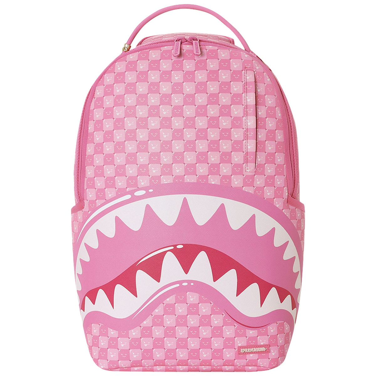 Zaini Casual Unisex Sprayground - Pink New Check Faces Backpack - Rosa