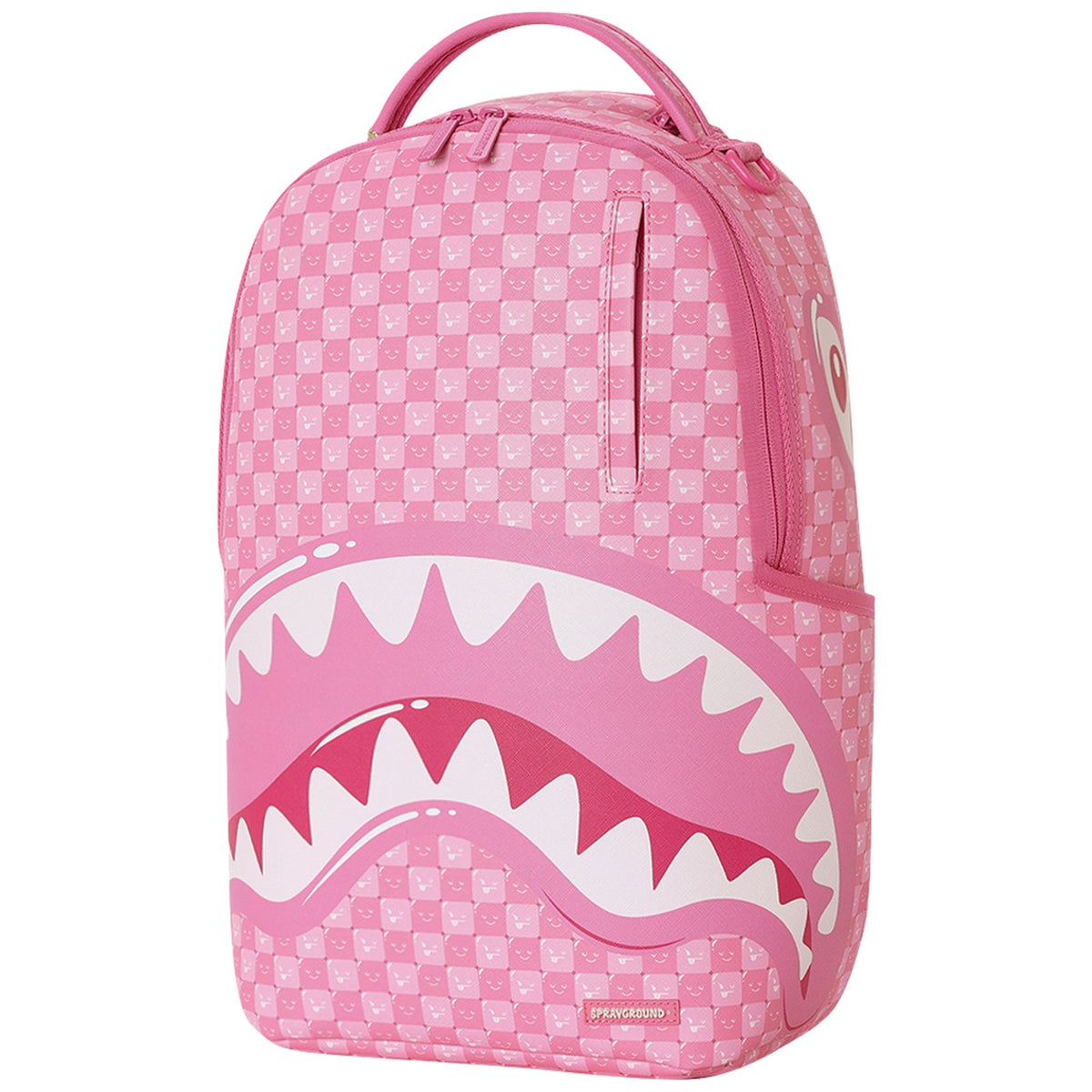 Zaini Casual Unisex Sprayground - Pink New Check Faces Backpack - Rosa