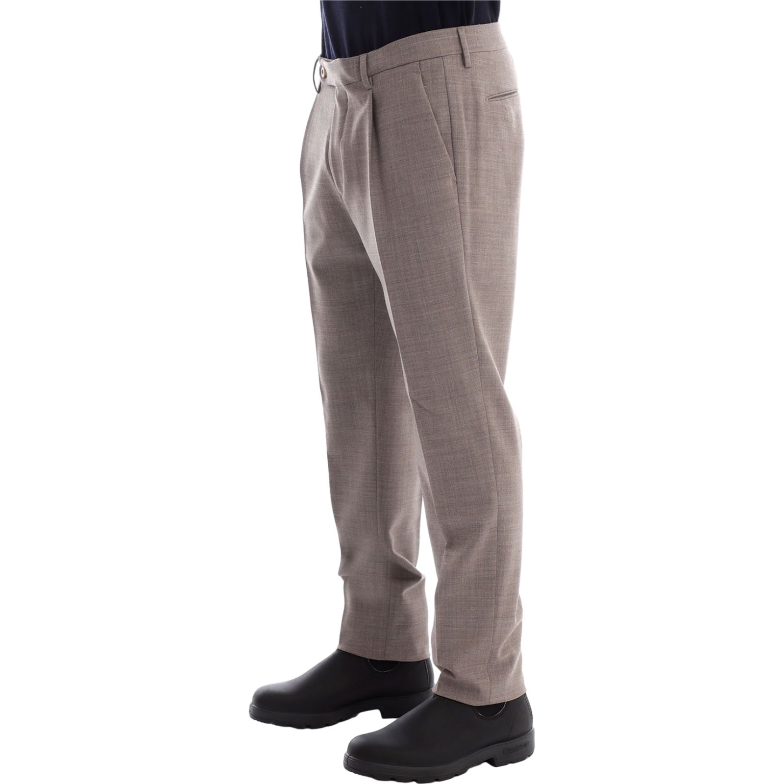 Pantaloni Uomo Berwich - Pantalone Relaxed Fit - Marrone