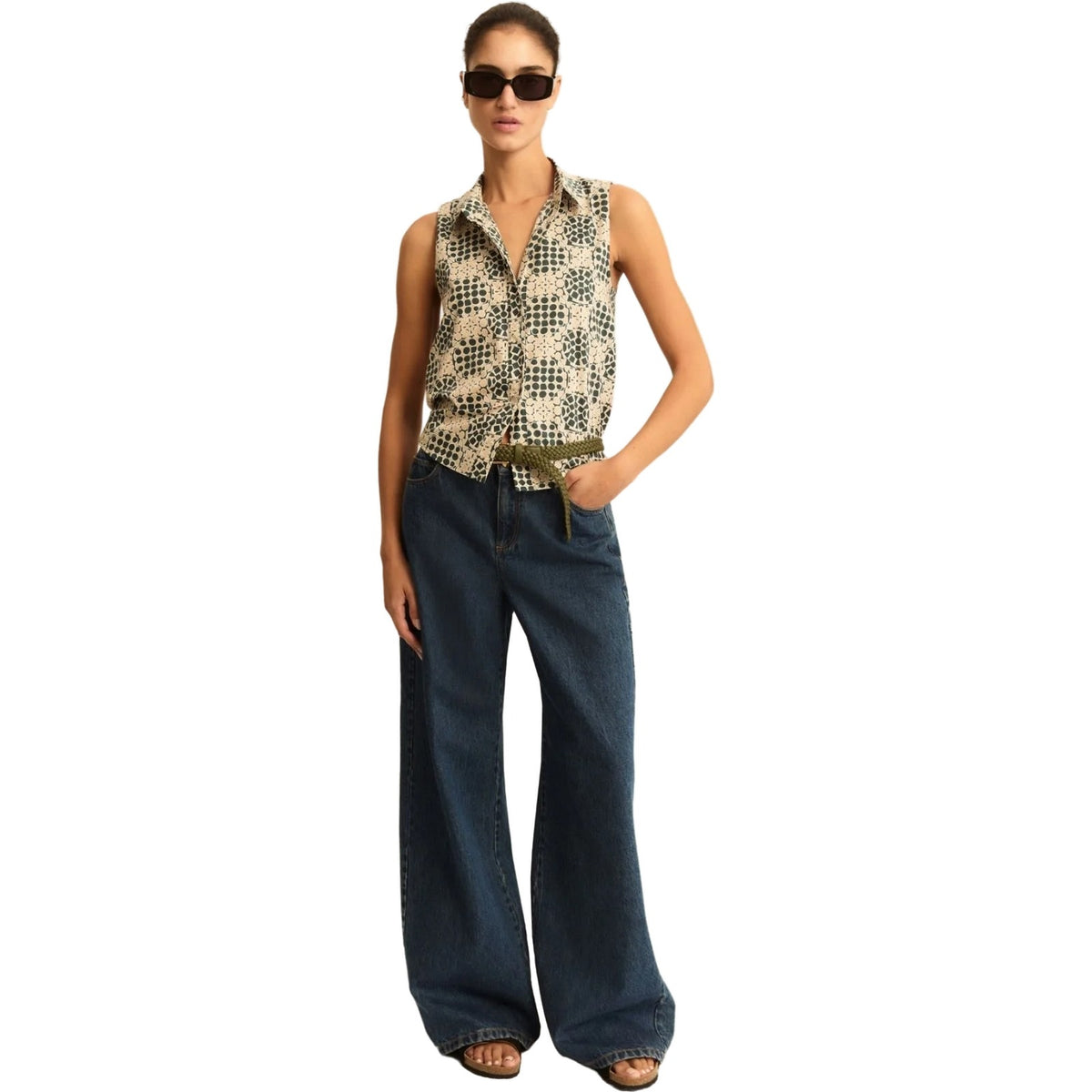 Canotte e top Donna Emme - Top - Verde-Gianni Foti