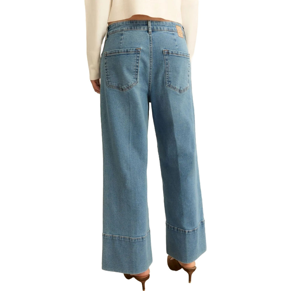 Pantaloni Donna Emme - Pantalone in denim - Blu-Gianni Foti