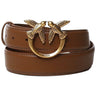 Cinture Donna Pinko - Love Berry H3 Belt.Low Vitello - Marrone