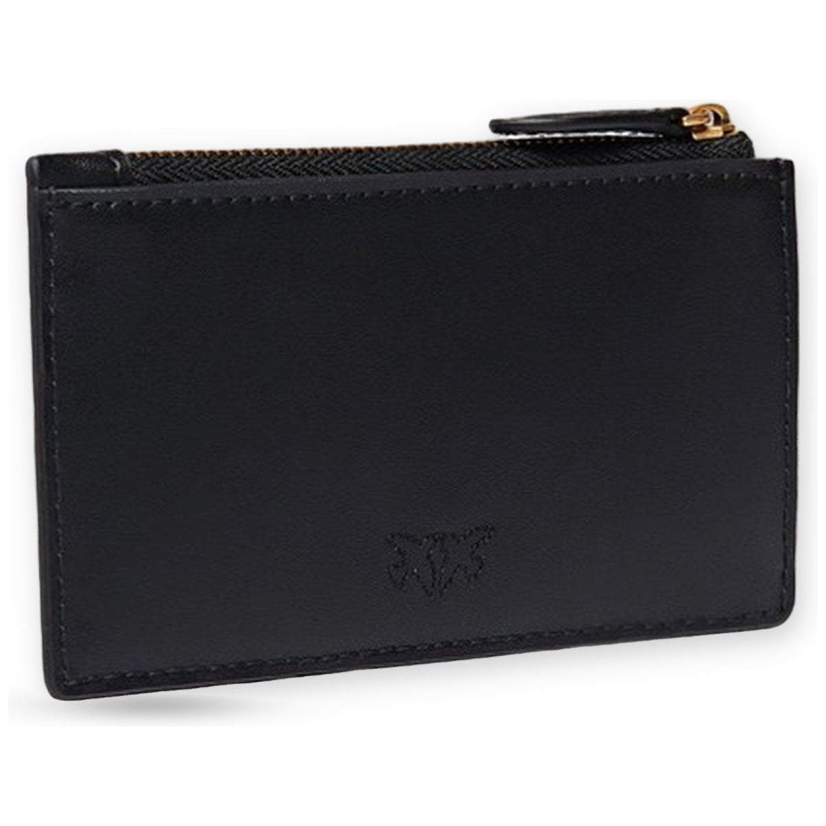 Portamonete Donna Pinko - Airone Cardholder Vitello Seta - Nero