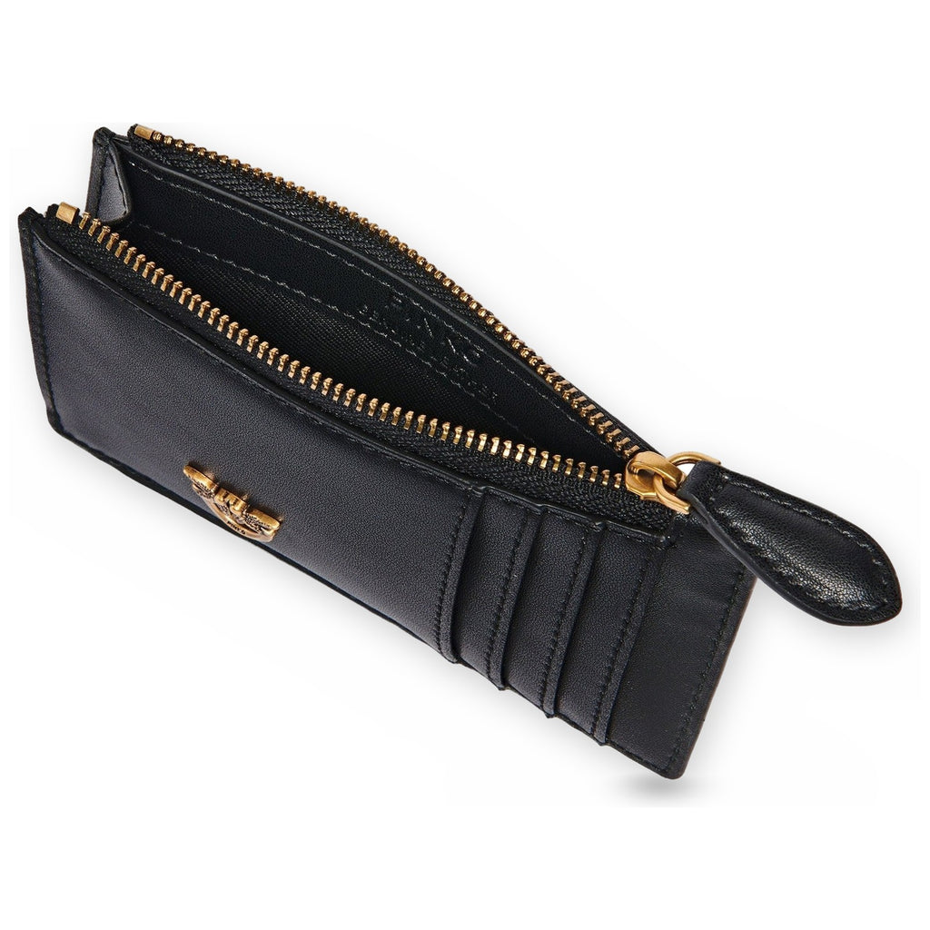 Portamonete Donna Pinko - Airone Cardholder Vitello Seta - Nero