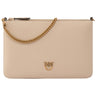 Pochette e Clutch Donna Pinko - Flat Classic Vitello Seta - Beige