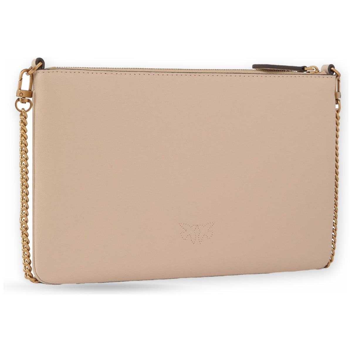 Pochette e Clutch Donna Pinko - Flat Classic Vitello Seta - Beige