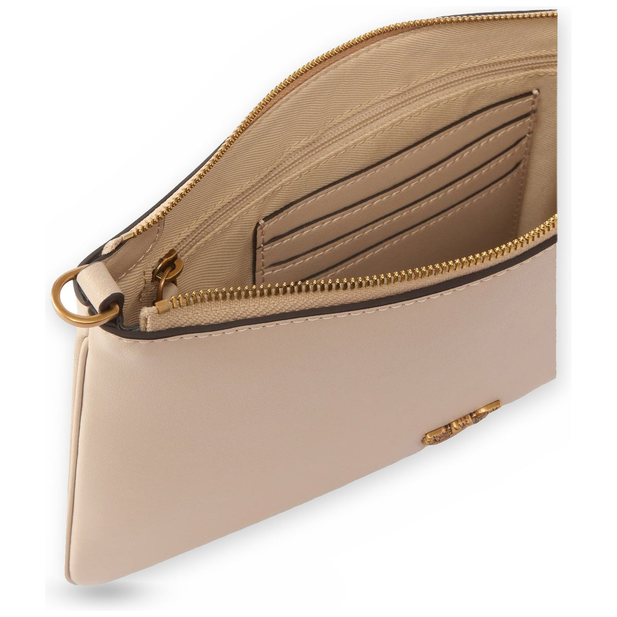Pochette e Clutch Donna Pinko - Flat Classic Vitello Seta - Beige