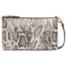 Pochette e Clutch Donna Pinko - Flat Horizontal Mini Python Pr - Nero