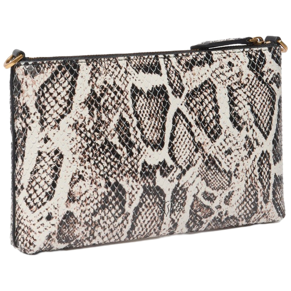 Pochette e Clutch Donna Pinko - Flat Horizontal Mini Python Pr - Nero