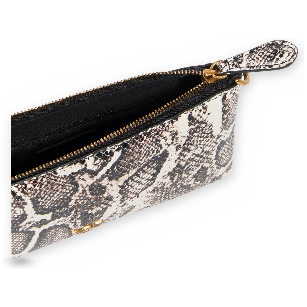 Pochette e Clutch Donna Pinko - Flat Horizontal Mini Python Pr - Nero