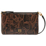 Pochette e Clutch Donna Pinko - Flat Horizontal Mini Python Pr - Marrone