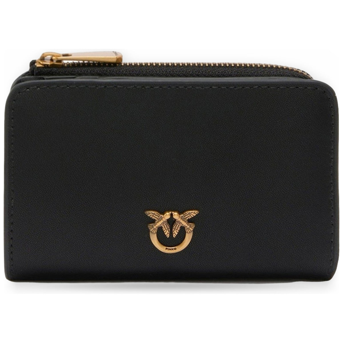 Portafogli Donna Pinko - Mini Wallet Vitello Seta - Nero