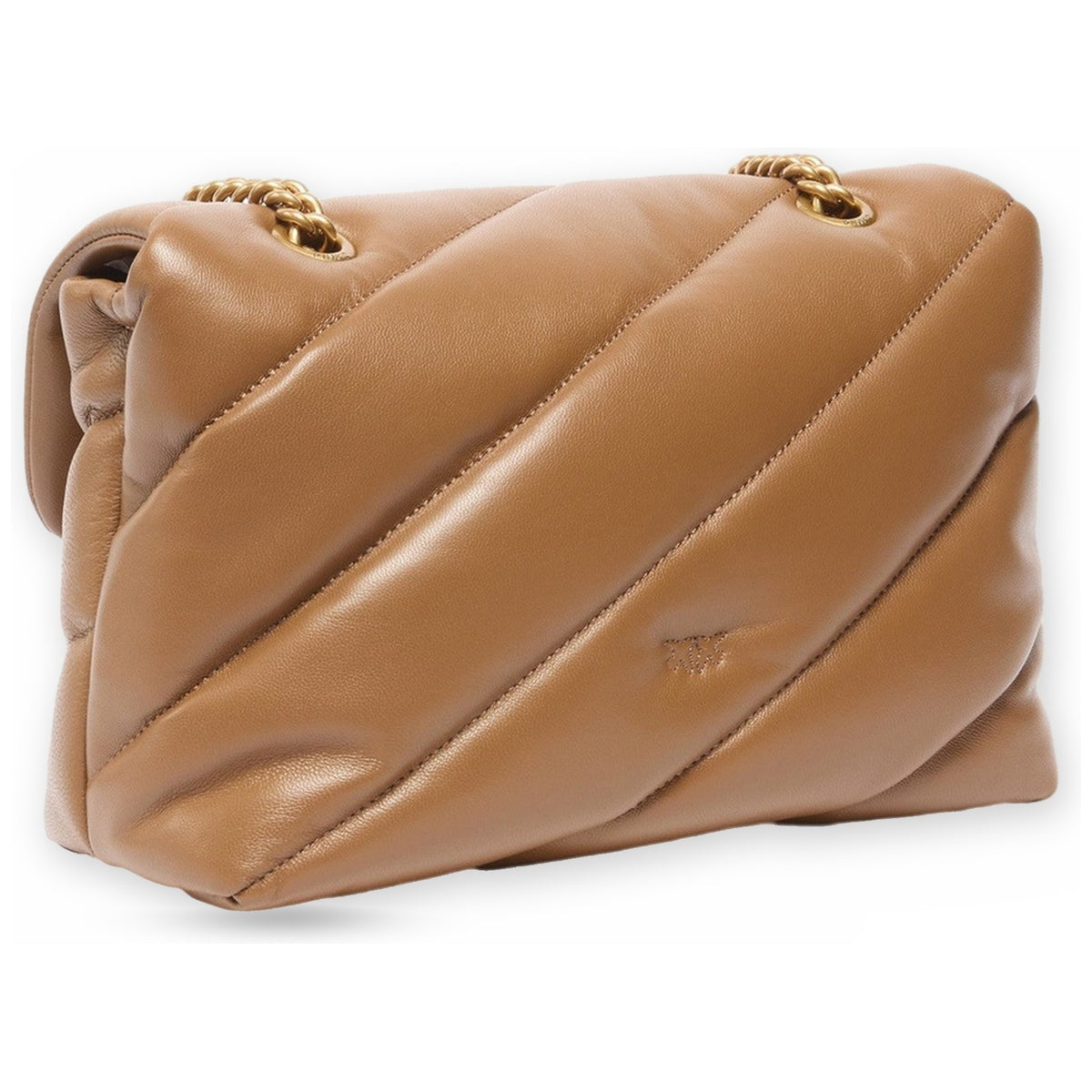 Borse a mano Donna Pinko - Puff Classic New Buckle Sheep - Marrone