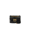 Borse a spalla Donna Pinko - Puff Mini New Buckle Sheep Nap - Nero