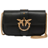 Borse a spalla Donna Pinko - Love Pocket New Buckle Vitello - Nero