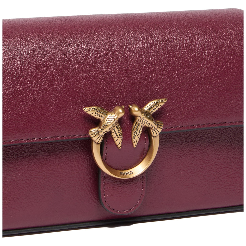Borse a spalla Donna Pinko - Love One Slouchy Baby Mz. Bacc - Bordeaux