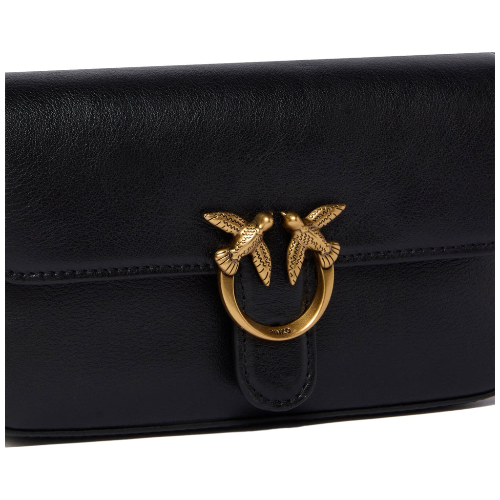 Borse a spalla Donna Pinko - Love One Slouchy Baby Mz. Bacc - Nero
