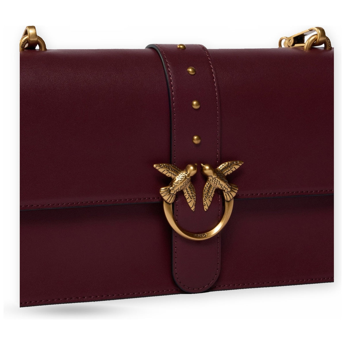 Borse a mano Donna Pinko - Love One Classic St. Small B. - Bordeaux