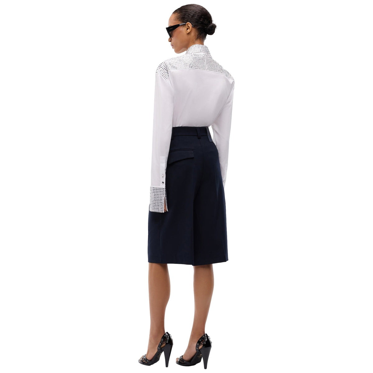 Bermuda Donna Pinko - Merlot Bermuda Diagonale Misto - Blu
