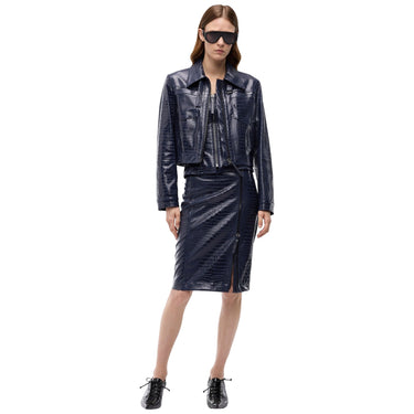 Gonne casual Donna Pinko - Brunello Gonna Effetto Cocco - Blu