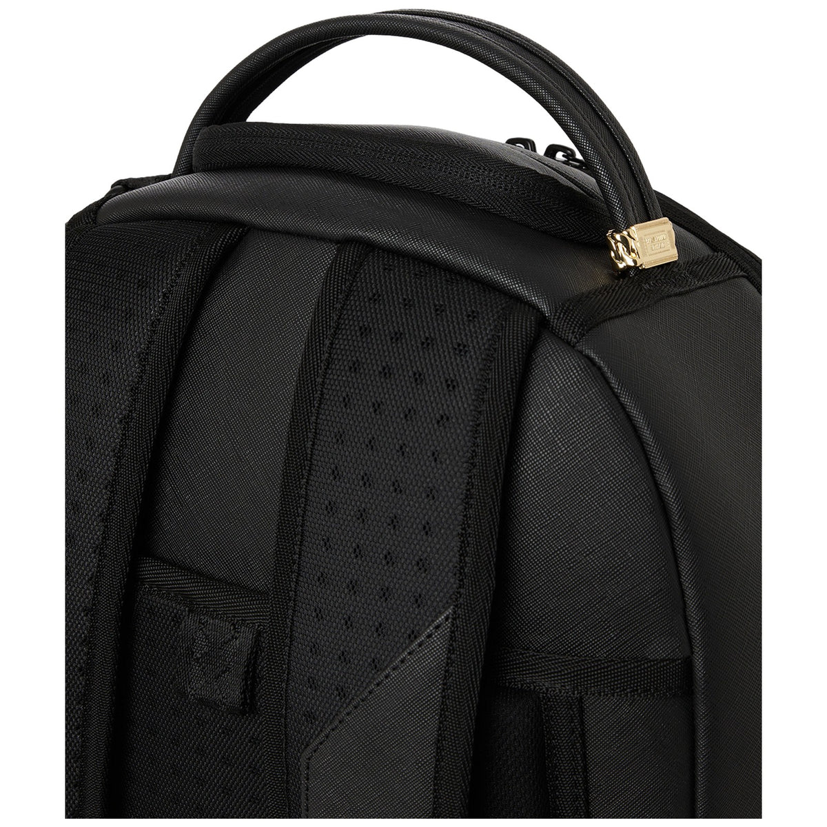 Zaini Casual Unisex Sprayground - Blacked Out Embossed Gold Tooth Backpack - Nero