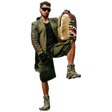 Zaini Casual Unisex Sprayground - Sharks In Paris Gold Drip Backpack - Oro