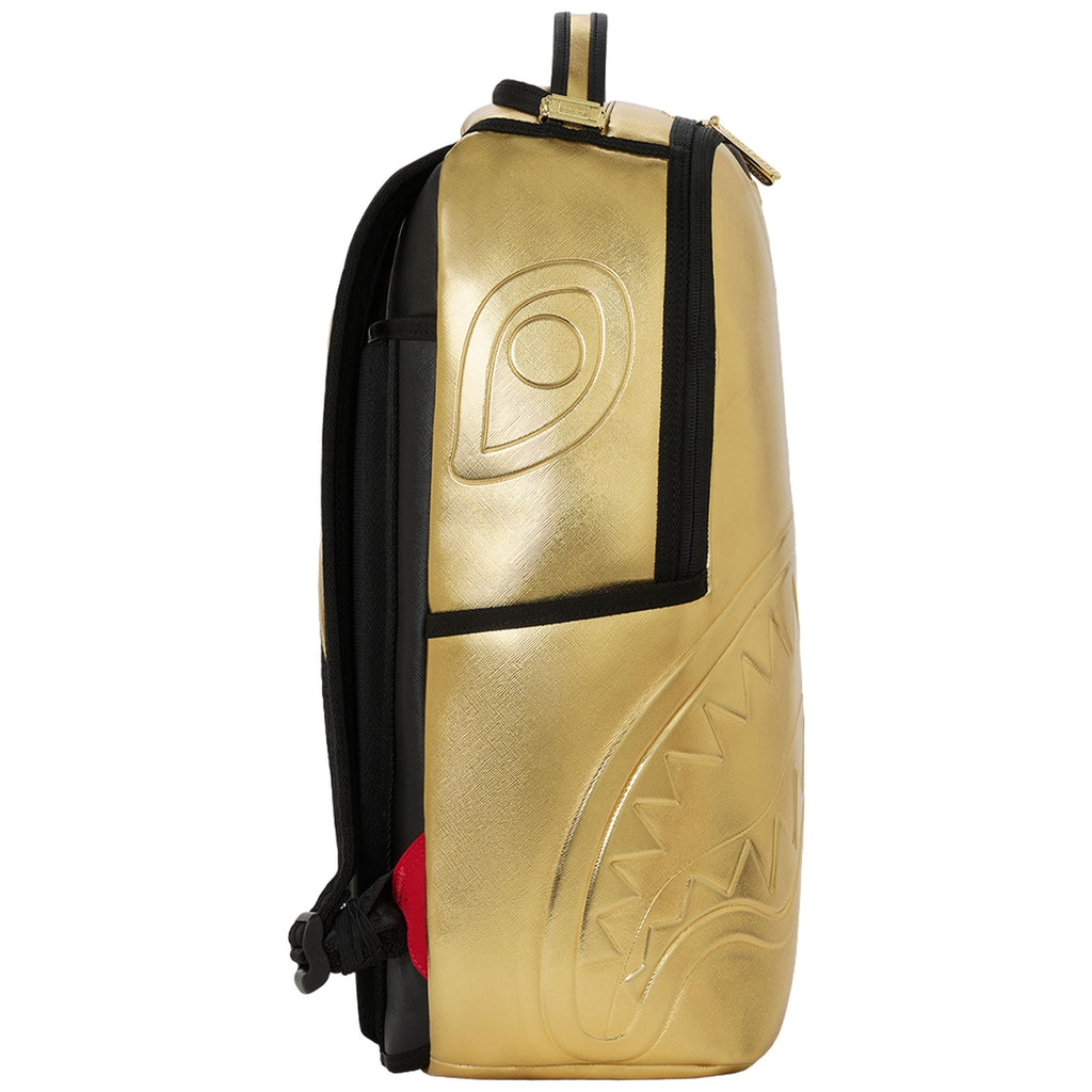 Zaini Casual Unisex Sprayground - Sharks In Paris Gold Drip Backpack - Oro