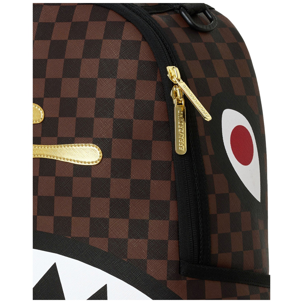 Zaini Casual Unisex Sprayground - Sharks In Paris Gold Drip Backpack - Oro