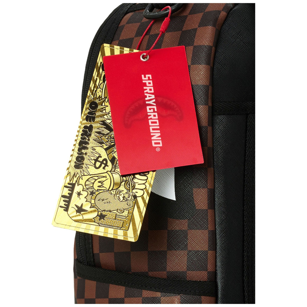 Zaini Casual Unisex Sprayground - Sharks In Paris Gold Drip Backpack - Oro