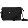 Tote da viaggio Unisex Sprayground - Blacked Out Embossed Gold Tooth Crossover Clutch - Nero