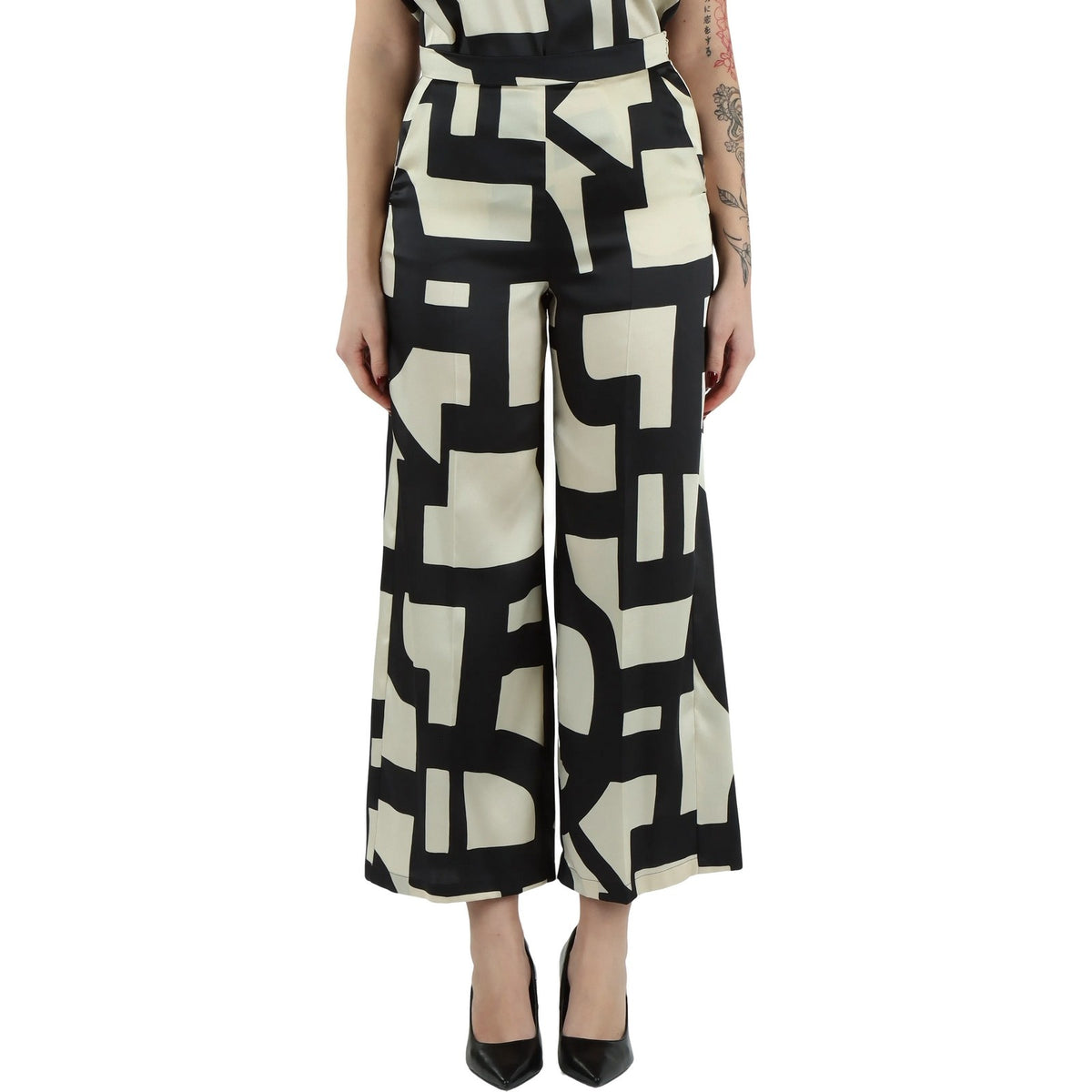 Pantaloni Donna Emme - Pantalone - Nero-Gianni Foti
