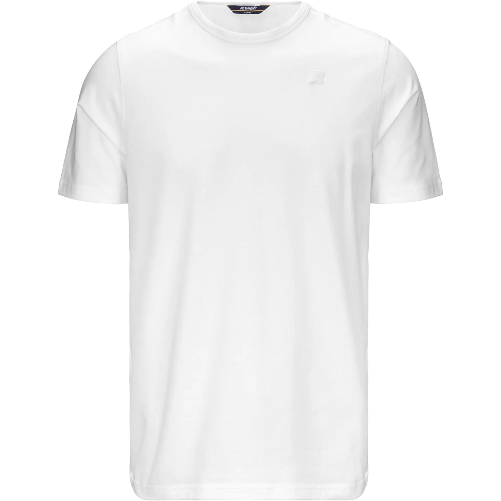 T-shirt Uomo K-Way - Adame Light Stretch Jersey - Bianco
