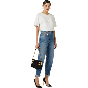Pantaloni Donna Elisabetta Franchi - Pantalone mod. jeans - Blu