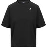 T-shirt Donna K-Way - Selune Jersey - Nero-Gianni Foti