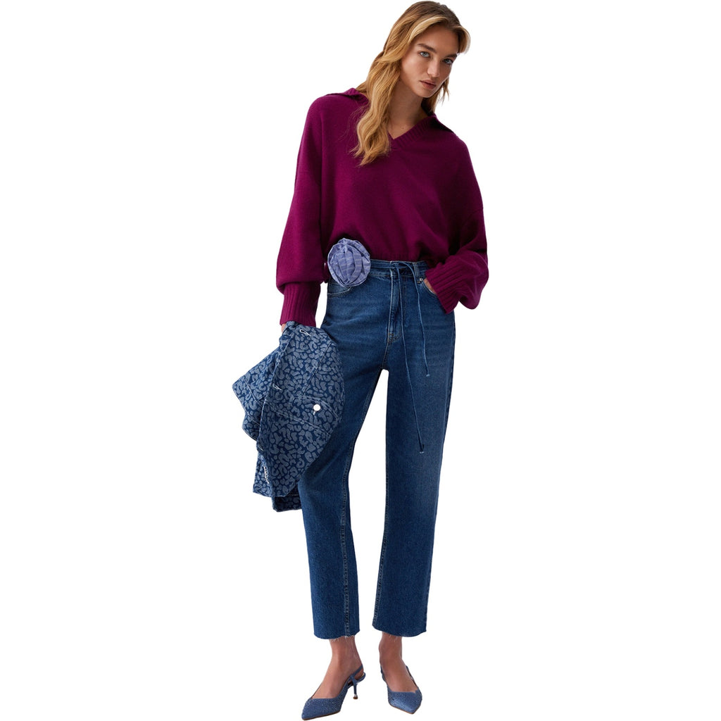 Pantaloni Donna Liu Jo - Pantalone denim - Blu-Gianni Foti