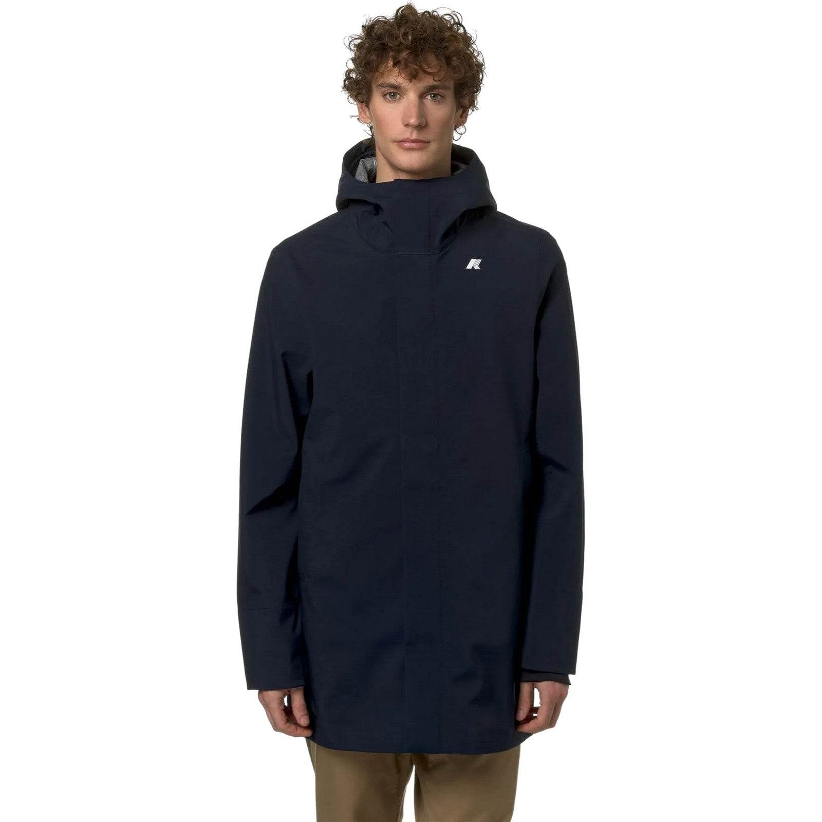 Giacconi Uomo K-Way - Tommy Bonded Jersey V - Blu