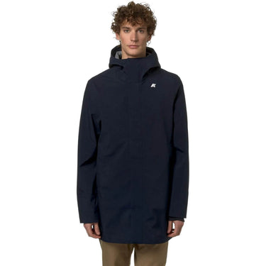Giacconi Uomo K-Way - Tommy Bonded Jersey V - Blu-Gianni Foti
