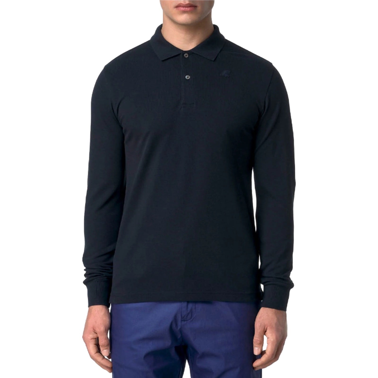 Polo Uomo K-Way - Monju Pique - Blu