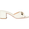 Ciabatte Donna Twinset - Ciabatta In Pelle - Bianco-Gianni Foti